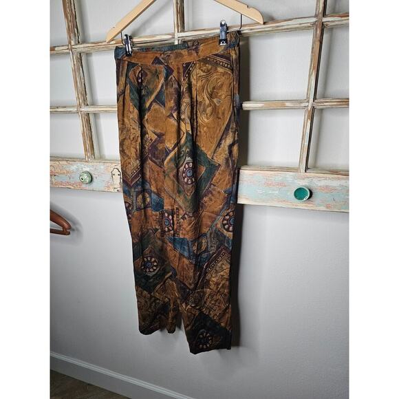 Vintage Synari Abstract Pants Ladies size Medium - Picture 1 of 8